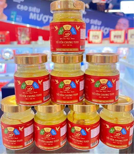 Tổ Yến Chưng Tươi Đông Trùng 1.3G ( Hũ )