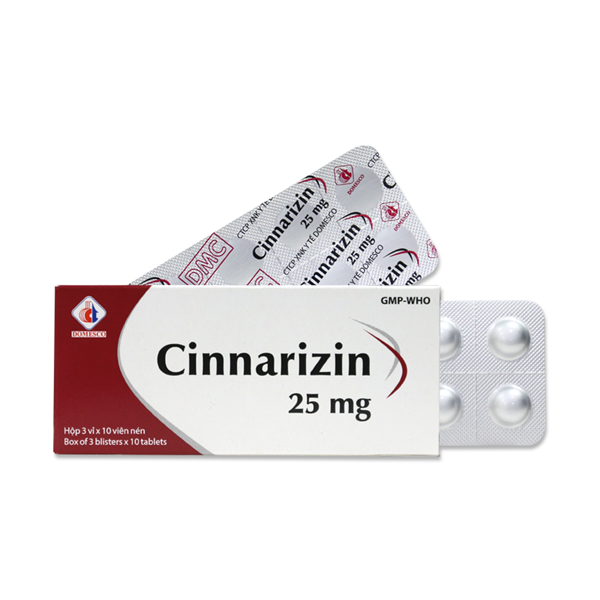 Cinnarizin 25mg domesco (h/30v)