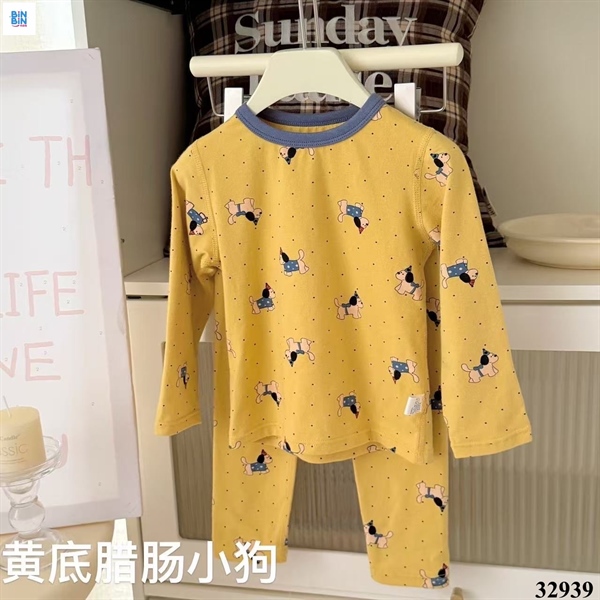 32939-Bộ HHN-Chú Cún Chấm Bi Vàng