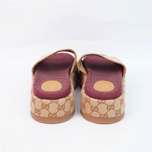 Dép GG nâu lòng đỏ nâu sz40 (LN) KG+