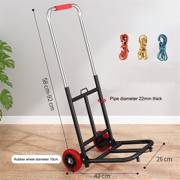 Xe Đẩy Hàng Gấp Gọn Mẫu Mới ( Thùng 5 )