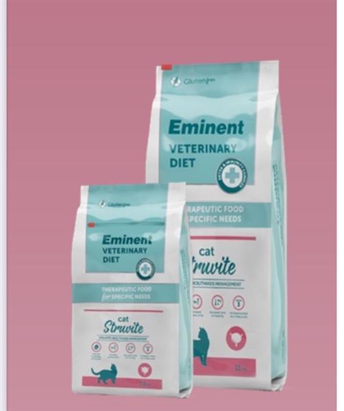 Hạt Eminent hỗ trợ điều trị sỏi struvite cho mèo gói 400g.