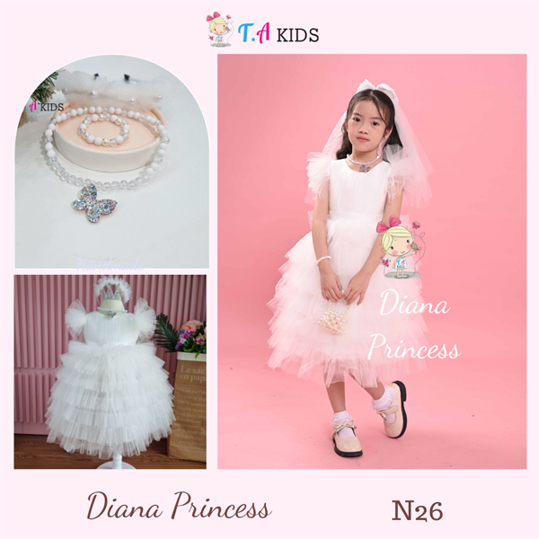 N26-Diana-Công chúa trắng 8 tầng