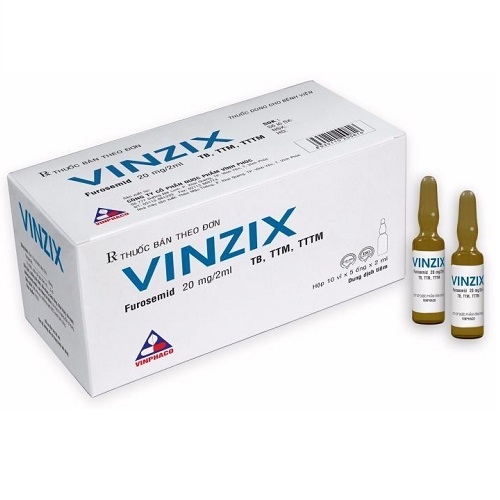 Furosemid 20mg/2ml (VINZIX) (H*10vỉ*5ống) - Vĩnh Phúc