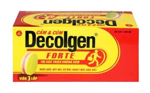 Thuốc Decolgen Forte United giảm các triệu chứng cảm cúm, sốt, đau họng, nghẹt mũi (30 vỉ x 4 viên)