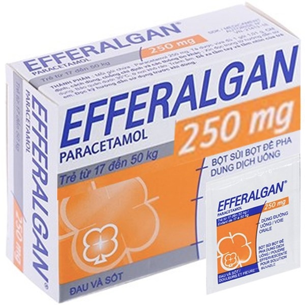 Efferagal 250mg (H*12gói) - Pháp