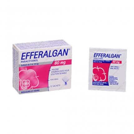 Efferagal 80mg (H*12gói) - Pháp