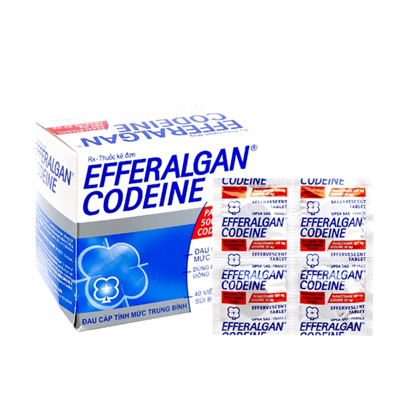 Efferagan codein 500mg (H*10vỉ*4viên) - France