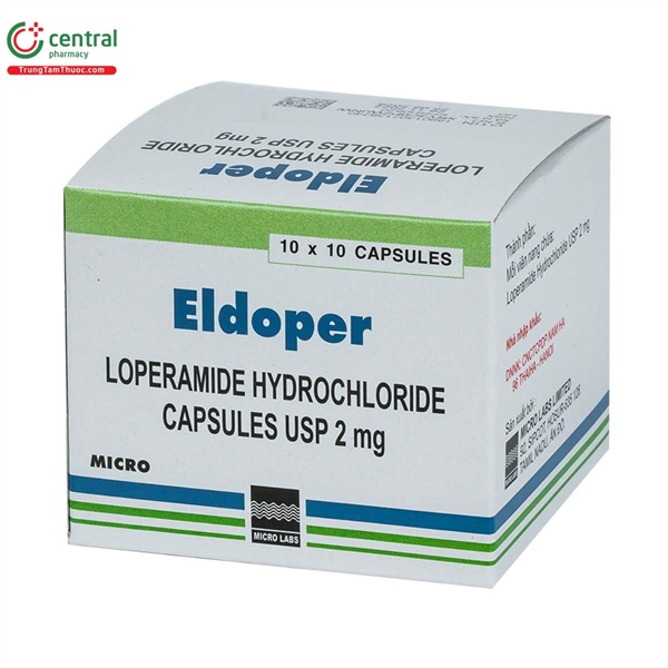 Eldoper (Loperamide) (H*10vỉ*10viên) - India
