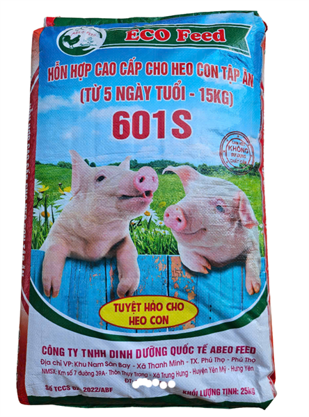 601S-Hỗn hợp cao cấp cho heo con tập ăn (Từ 5 ngày tuổi - 15kg)