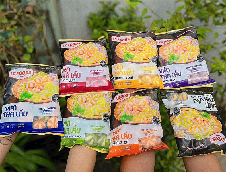 VIÊN THẢ LẨU 500G TH20 TRỨNG CÁ-TRỨNG TÔM-RĂNG MỰC-TOM YUM-TRỨNG MUỐI-GÀ NƯỚNG(thùng 40 gói,lẻ +1k/gói)