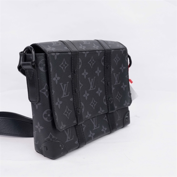 Túi LV đeo chéo hoa đen sz23 (MV) KG+