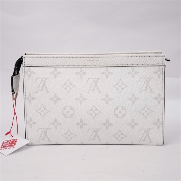 Túi LV Clutch hoa trắng kèm ví sz22 (MV) KG+