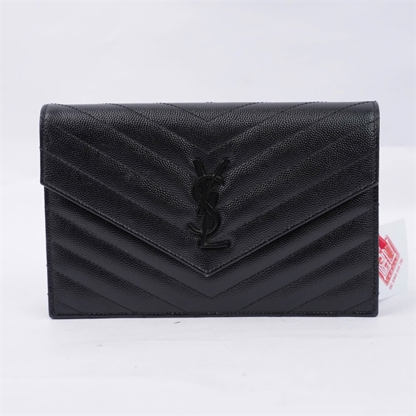 Túi YSL đeo chéo đen sz19 KG+