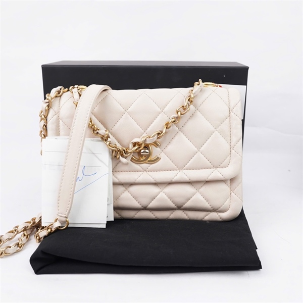 Túi Chanel Woc trắng (30616122) sz21 (MV) KG+