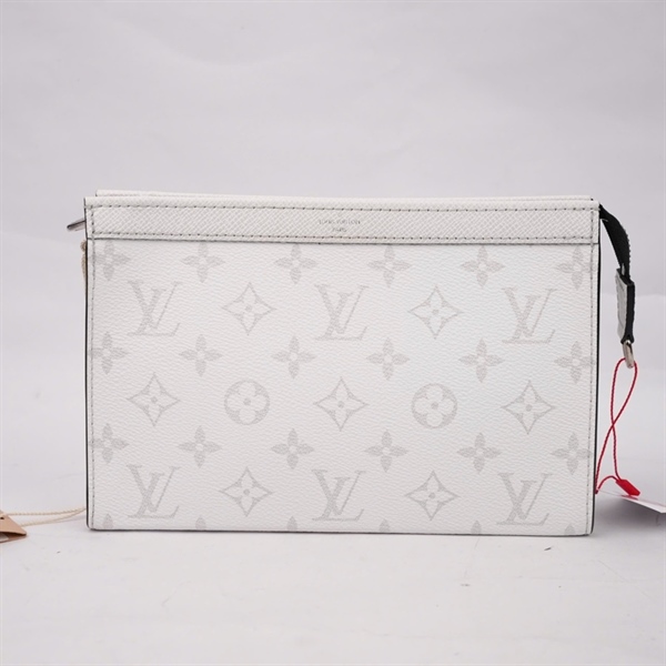 Túi LV Clutch hoa trắng kèm ví sz22 (MV) KG+