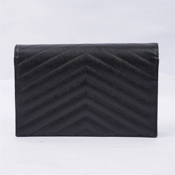 Túi YSL đeo chéo đen sz19 KG+