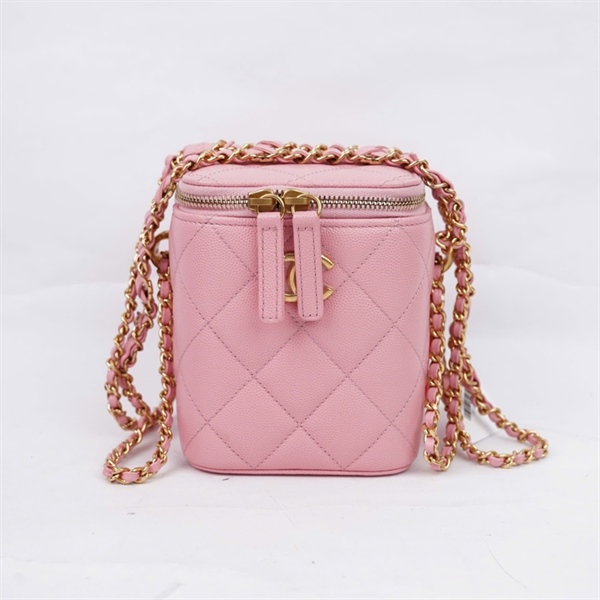 Túi Chanel Vanity hồng (L7CL8THJ) sz11 (MV) KG+