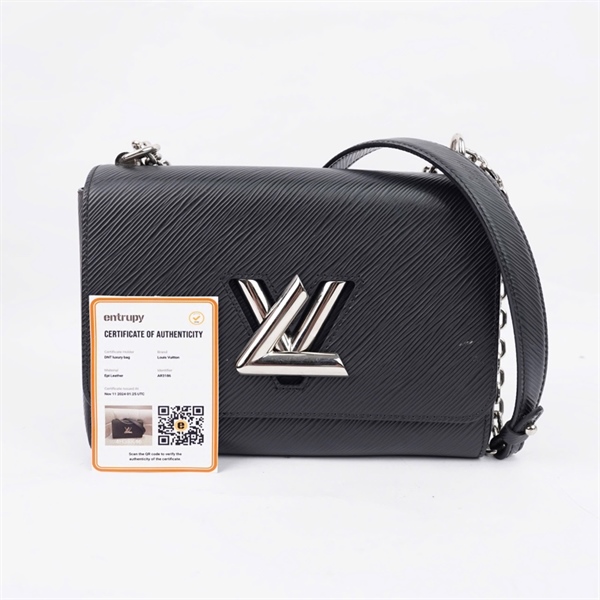Túi LV Twist đen kèm gương (AR3186) sz23 (MV) KG+