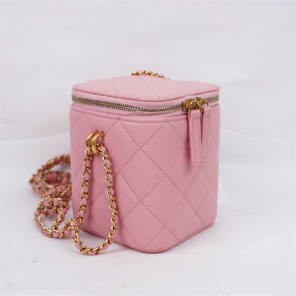 Túi Chanel Vanity hồng (L7CL8THJ) sz11 (MV) KG+