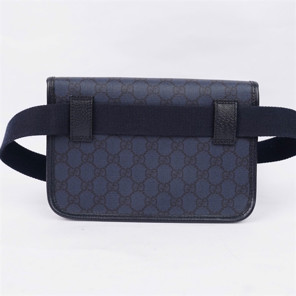 Túi GG Bumbag xanh đen (752597-525404) sz24 (MV) KG+