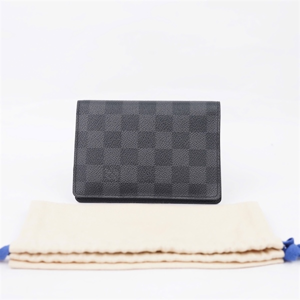Ví LV ô vuông đen gập 2 (CA1182) (LT) KG+