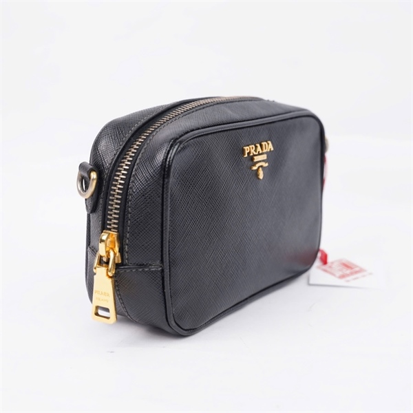 Túi Prada đen sz14 (MV) KG+