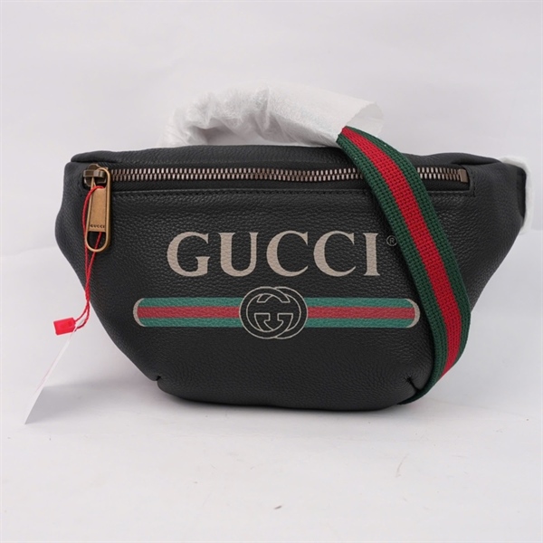 Túi GG Bumbag đen (527792-204991) sz13 (miệng túi sz21) (MV) KG+