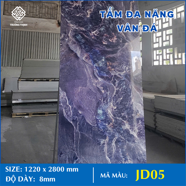 TẤM ĐA NĂNG - VÂN ĐÁ JD05 - 8MM - 2M8