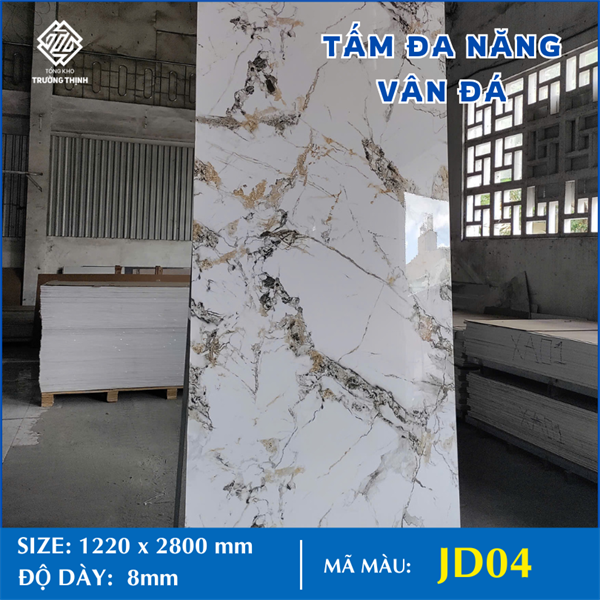 TẤM ĐA NĂNG - VÂN ĐÁ JD04 - 8MM - 2M8
