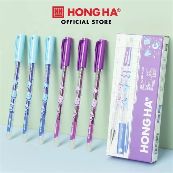 (Tím) Bút gel xóa được Hồng Hà EP01 - 2751