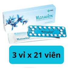 Thuốc Marvelon (Desogestrel 0,15mg + Ethinyl Estradiol 0,03mg) Bayer dùng để tránh thai (3 vỉ x 21 viên)
