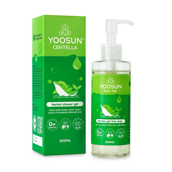 Gel Tắm Gội Thảo Dược Yoosun Rau Má Đại Bắc (C/200ml)