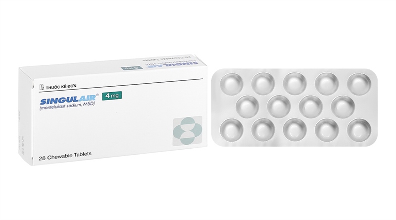 Singulair 4mg (H*2vỉ*14viên) - Anh