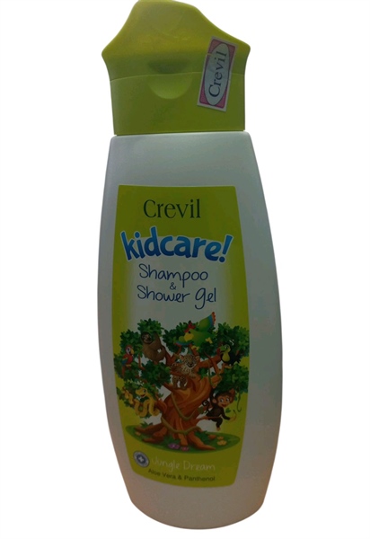 Gel tắm gội trẻ em 2 trong 1 cho trẻ em Crevil Kidcare 300ml - Germany