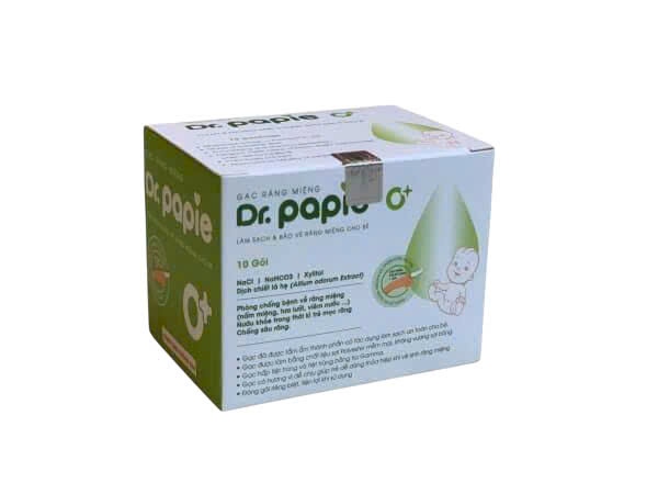 Gạc răng miệng Dr Papie (Hộp 10 gói) - Starmed