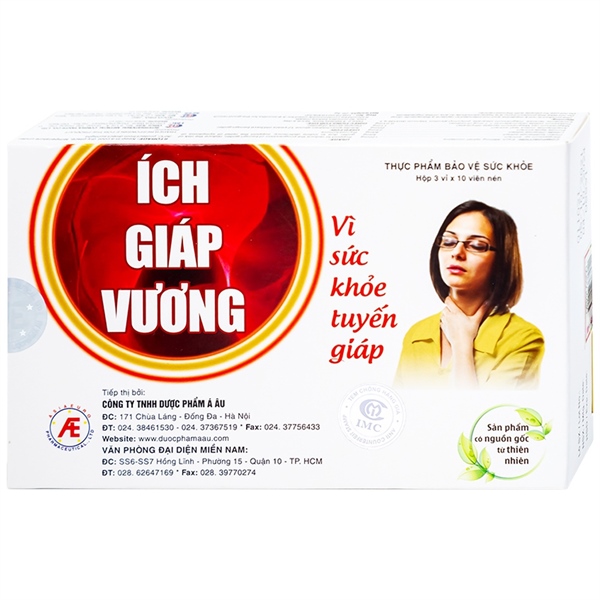 ích Giáp Vương (K*90H*3vỉ*10viên) - NPP Á Âu