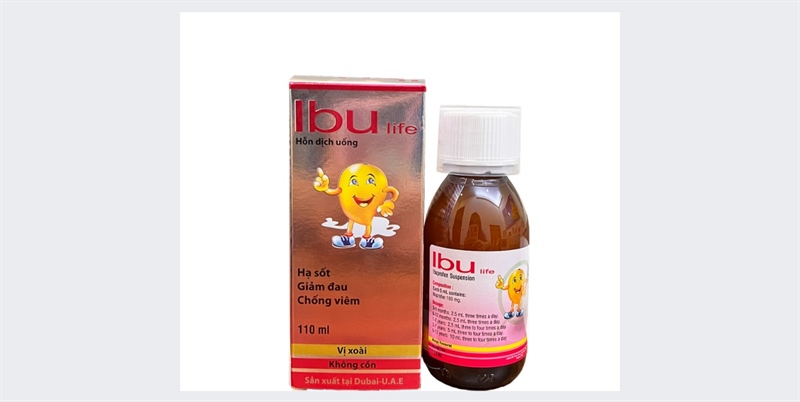 Ibulife (Ibuprofen 100mg/5ml) chai 110ml - Dubai/U.A.E
