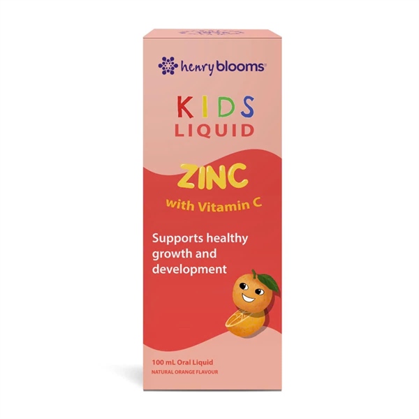 Kids Liquid Zinc with Vitamin C 100ml (Hỗ trợ sức đề kháng) - Australia