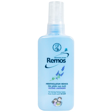 Xịt xua muỗi Remos hương lavender 70ml - Rohto/VN