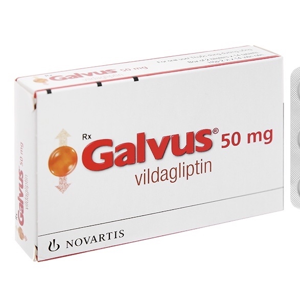 Galvus 50mg (tiểu đường) (H*2vỉ*14viên) - Tây Ban Nha