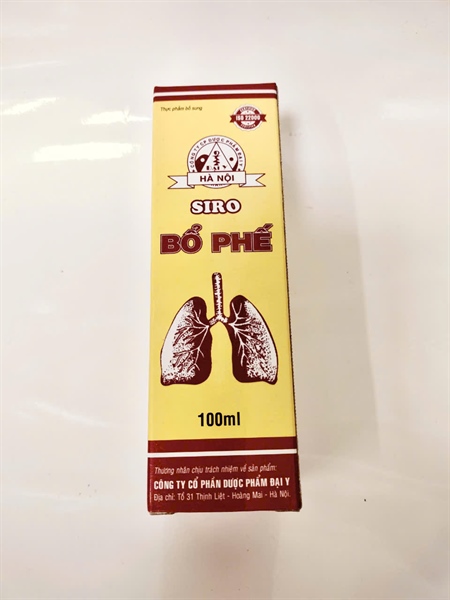 Bổ phế bé 100ml (K*100lọ) - Đại Y
