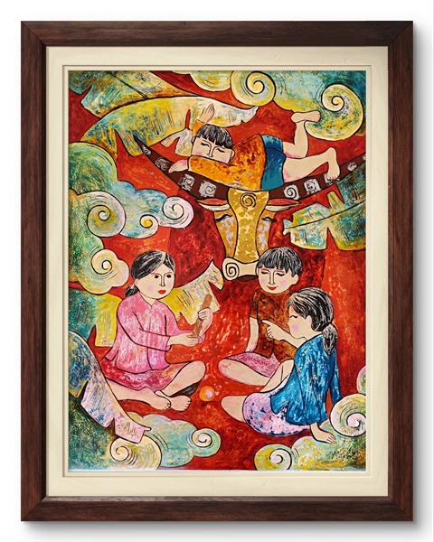 Giấc mơ tuổi thơ - Mỹ Linh - 60x80 cm