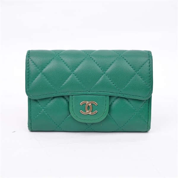 Ví Chanel xanh lá (HH2T337J) (A-T) KG+