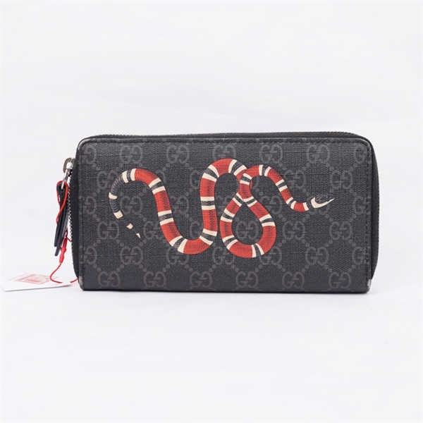 Ví GG đen in hình rắn KG+