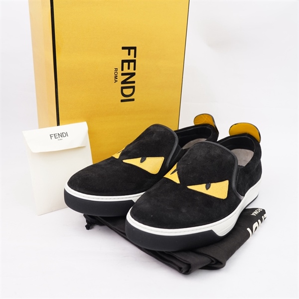 Giày Fendi đen sz7 (A-T) KG+