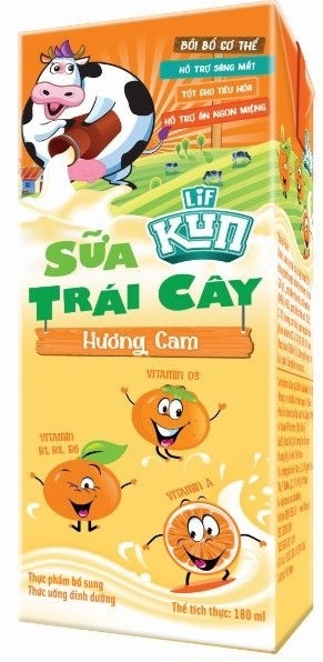 Sữa kuns vị cam