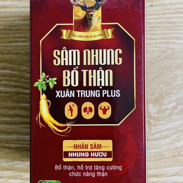 Sâm nhung bổ thận Xuân Trung Plus (Lọ 50 viên) - VN/Vũ Duyên