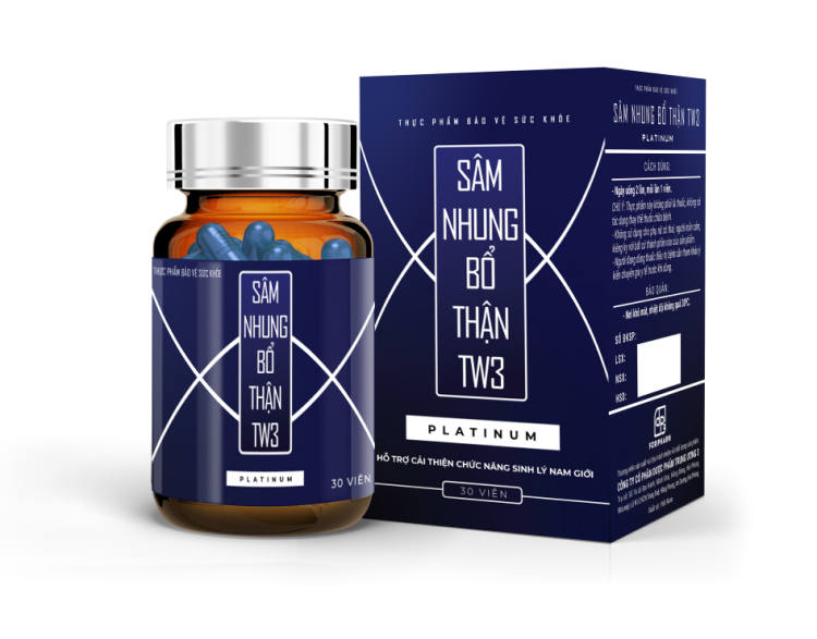 Sâm nhung bổ thận Platinum (Lọ 30 viên ) - TW3