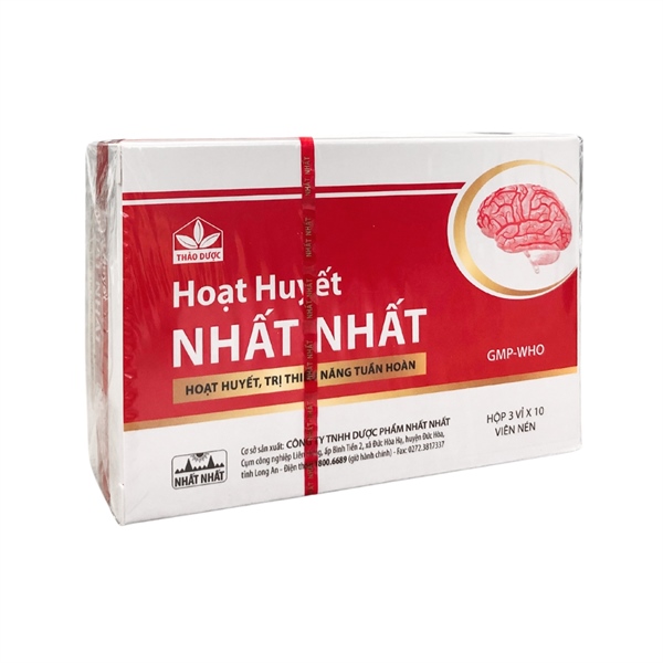 Hoạt huyết Nhất Nhất (H*3vỉ*10viên) - Nhất Nhất